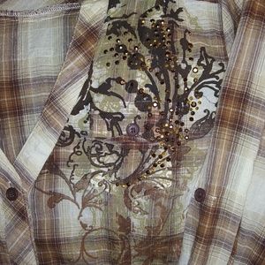 Flannel button up